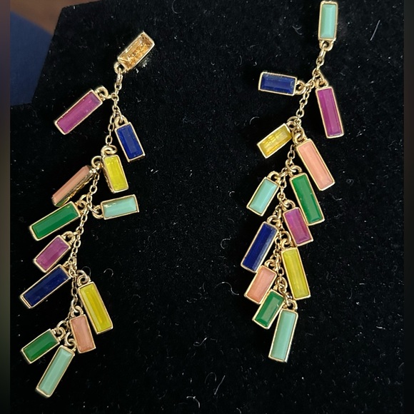 Kate Spade linear multicolored post earrings - Picture 3 of 4